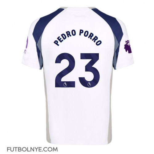 Camiseta Tottenham Hotspur Pedro Porro #23 Primera Equipación 2025-26 manga corta
